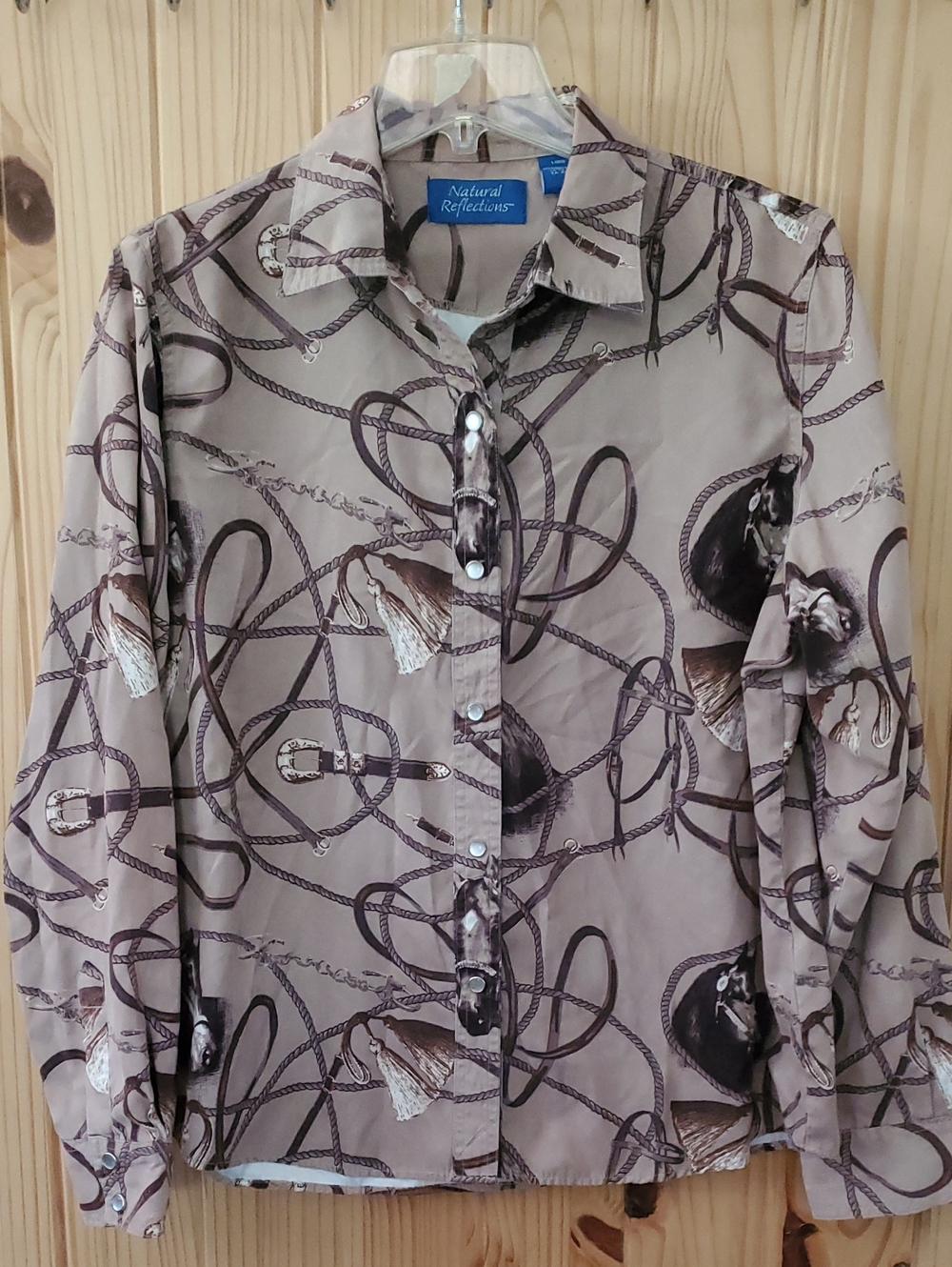 Vintage Equestrian Western Shirt